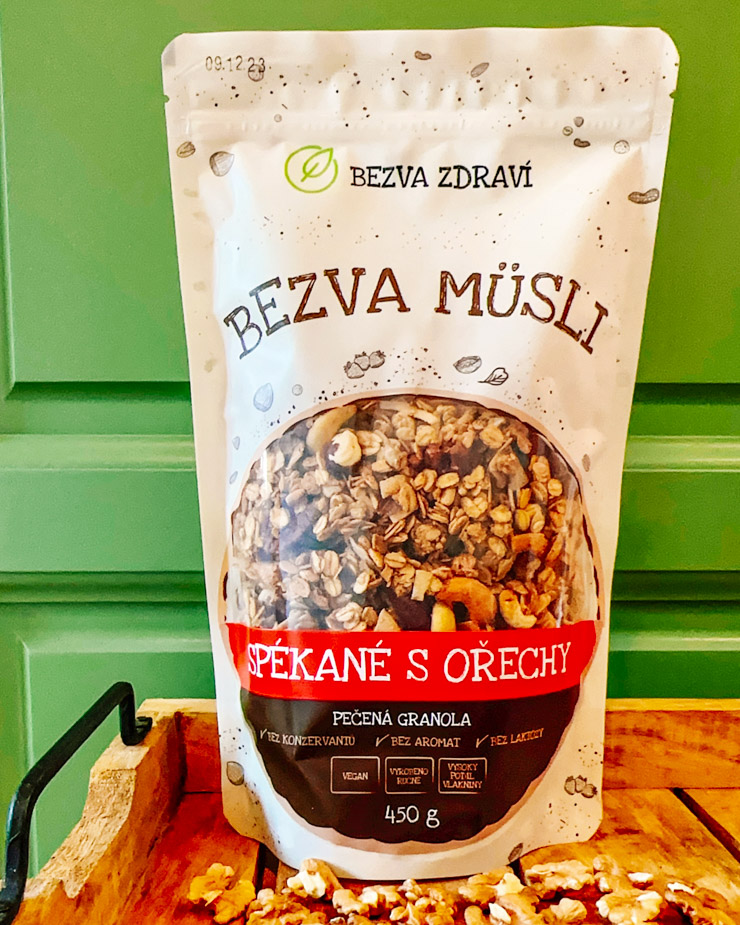 Müsli granola – spékané s ořechy